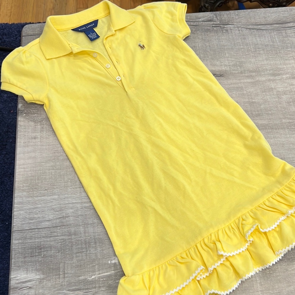 RALPH LAUREN Blue Label girls dress‎ S  100% cotton